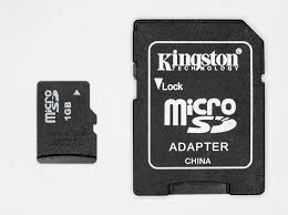 Tarjetas de memoria SD y MicroSD con adaptador