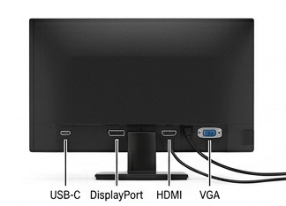 Pantalla o monitor de ordenador de escritorio